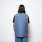 A.P.C x Barbour - Reversible Zip In Quilt Liner (Chambray)