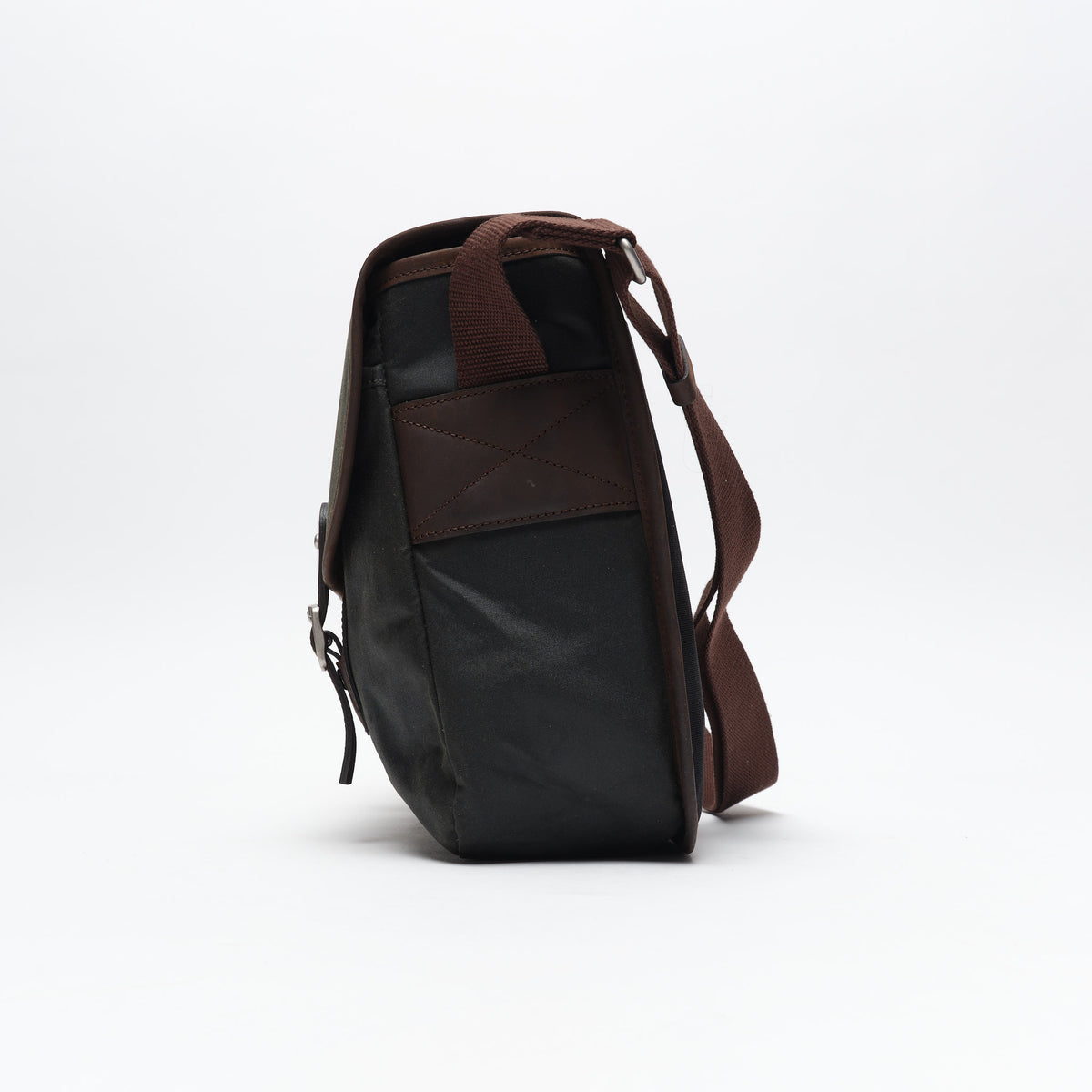 A.P.C x Barbour - Wax Tarras Bag (Dark Sage)