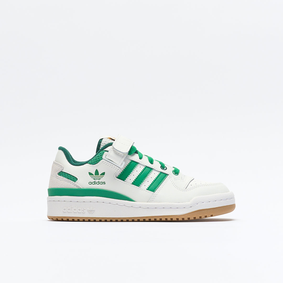 ADIDAS Originals - Forum Low (Cloud White/ Green/ Gum)