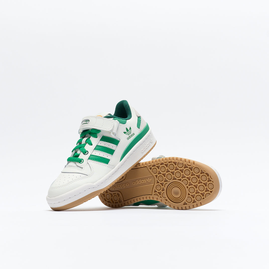 ADIDAS Originals - Forum Low (Cloud White/ Green/ Gum)