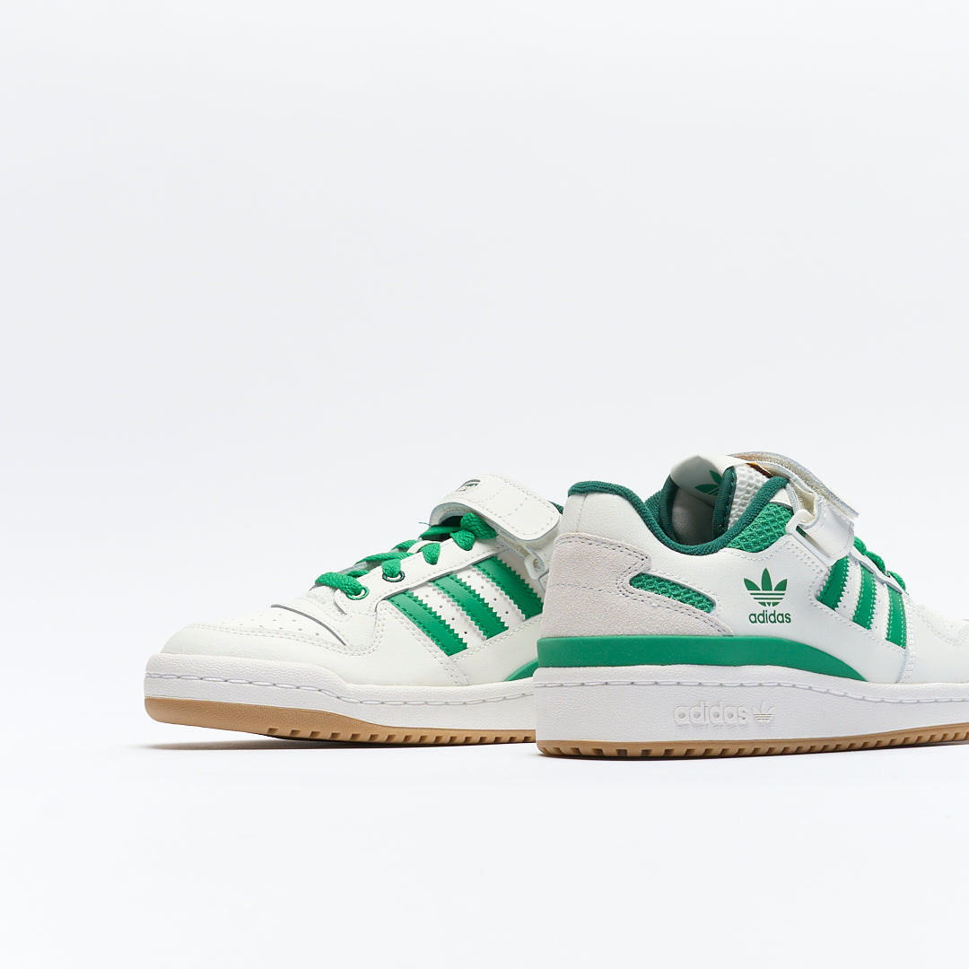 ADIDAS Originals - Forum Low (Cloud White/ Green/ Gum)