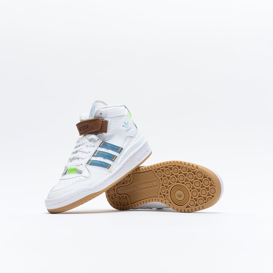 ADIDAS Originals - Forum Mid "Ksenia Schnaider" (White/ Supplier Colour/ Preloved Brown)