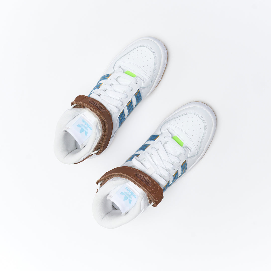 ADIDAS Originals - Forum Mid "Ksenia Schnaider" (White/ Supplier Colour/ Preloved Brown)