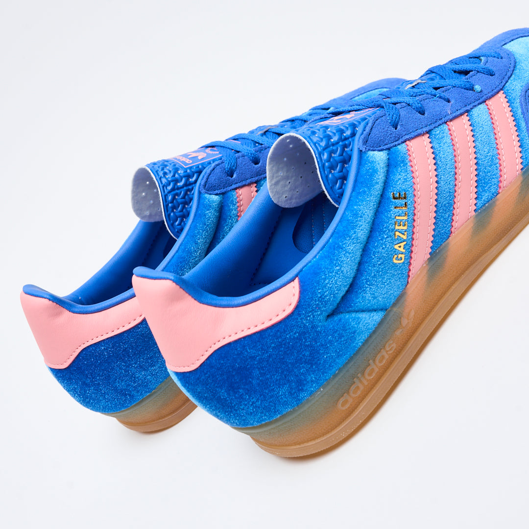 ADIDAS Originals - Gazelle Indoor W (Blue/Semi Pink Spark/Gum)