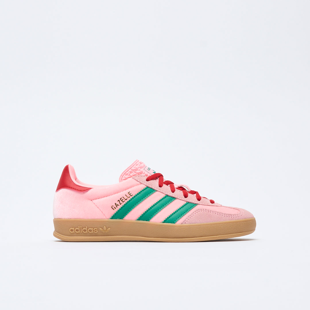 ADIDAS Originals - Gazelle Indoor W (Court Green/Glow Pink/Gum)