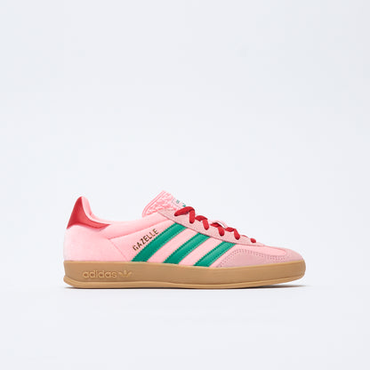 ADIDAS Originals - Gazelle Indoor W (Court Green/Glow Pink/Gum)