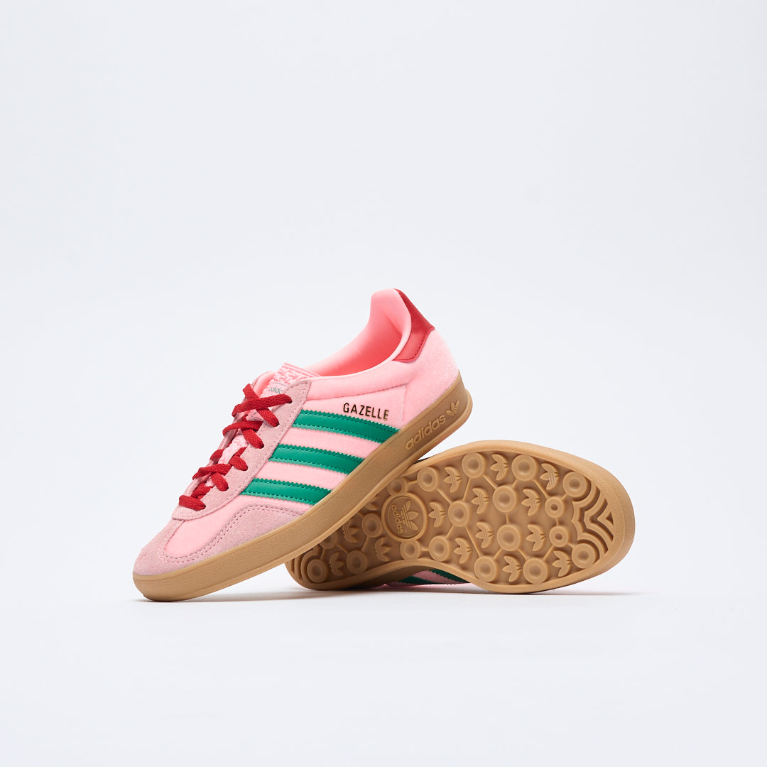 ADIDAS Originals - Gazelle Indoor W (Court Green/Glow Pink/Gum)