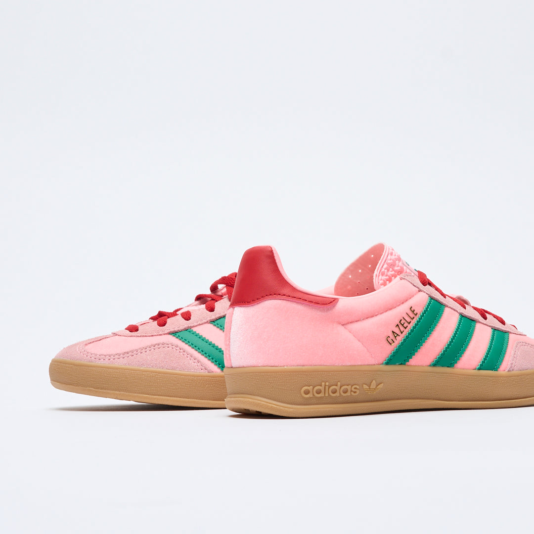 ADIDAS Originals - Gazelle Indoor W (Court Green/Glow Pink/Gum)