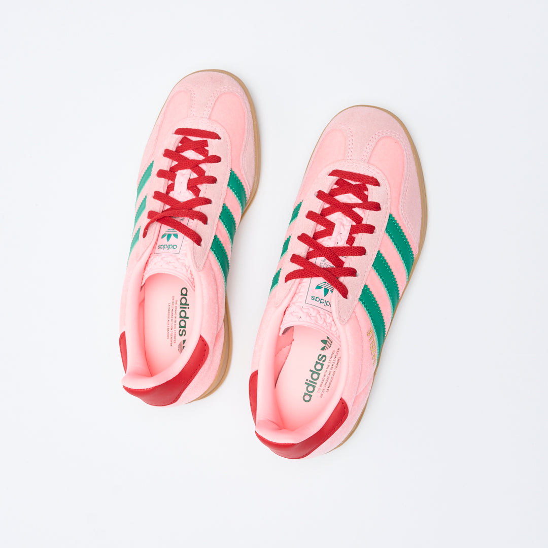 ADIDAS Originals - Gazelle Indoor W (Court Green/Glow Pink/Gum)