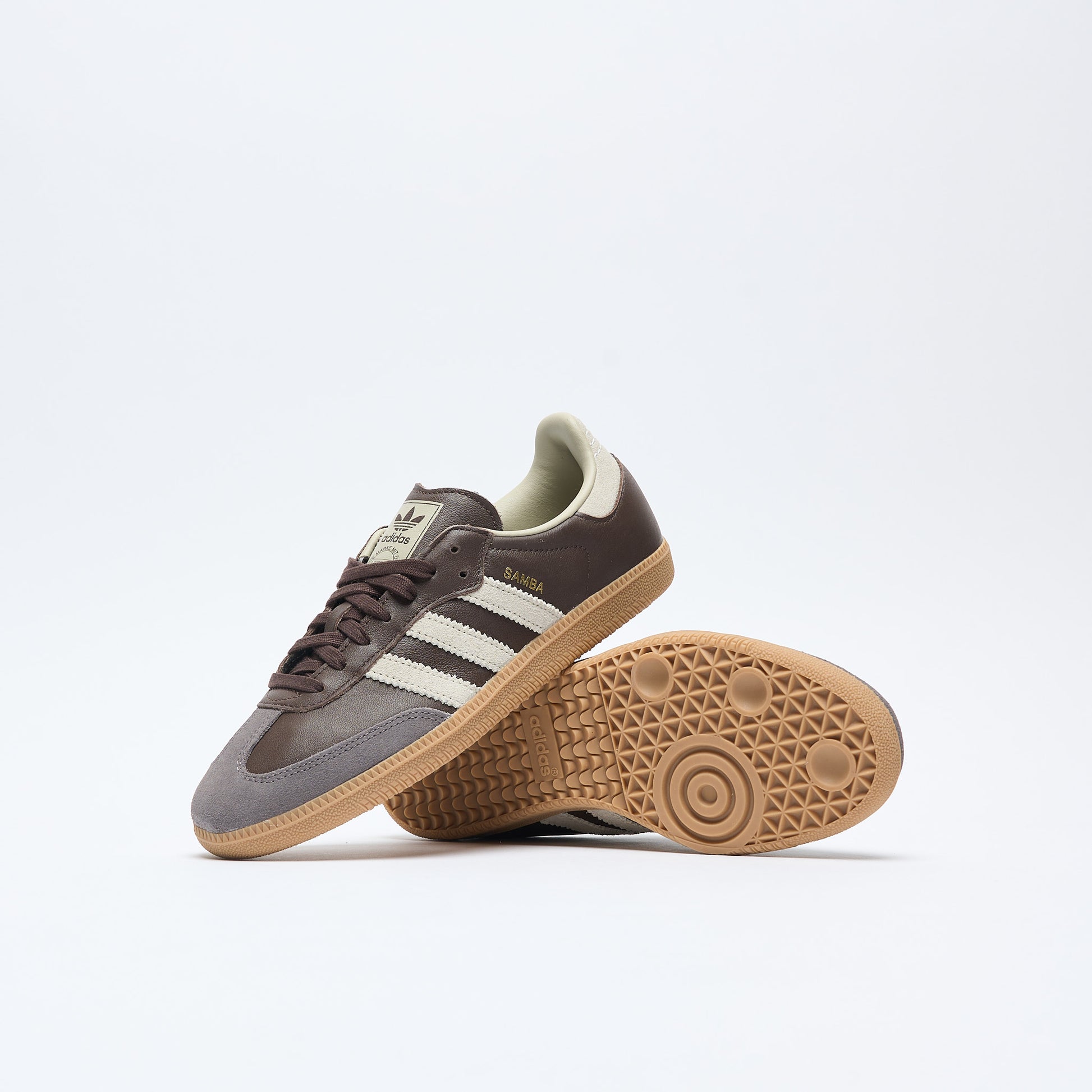ADIDAS Originals - Samba OG (Brown/Putty Grey/Gold Metallic)