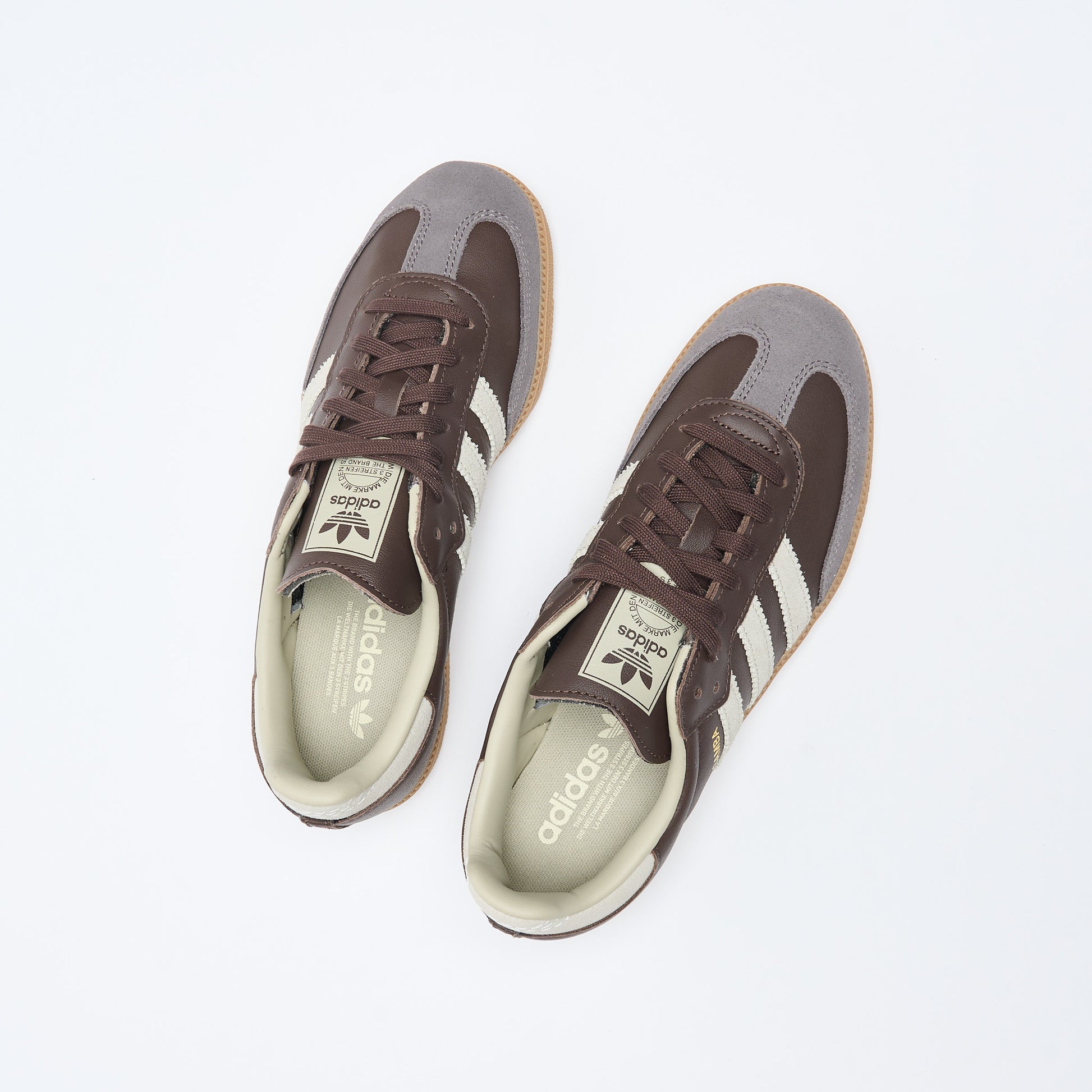 ADIDAS Originals - Samba OG (Brown/Putty Grey/Gold Metallic) 

