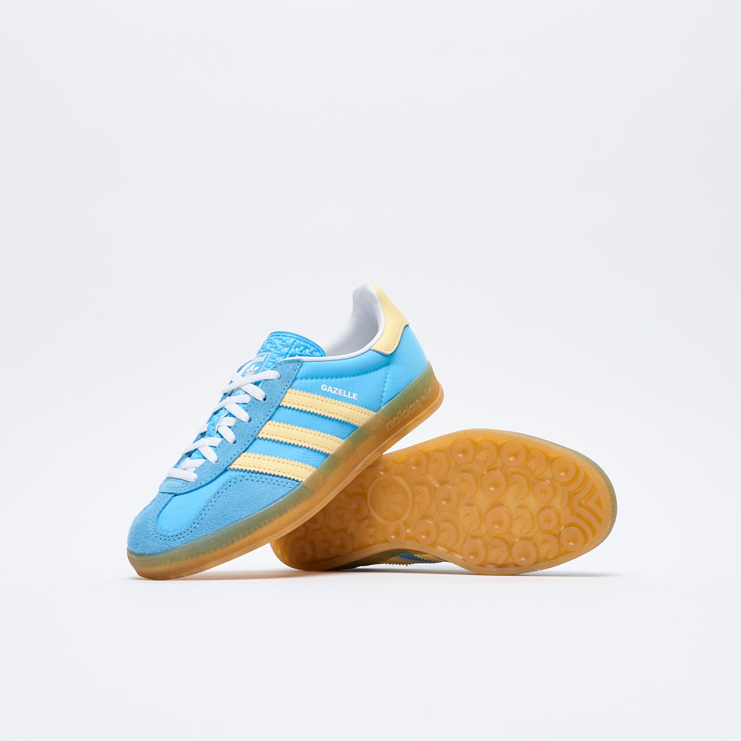 Adidas Originals - W Gazelle Indoor (Semi Blue Burst/Almost Yellow) Adidas Originals - W Gazelle Indoor (Semi Blue Burst/Almost Yellow)