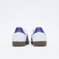 ADIDAS Skate - Samba ADV (Cloud White/Collegiate Purple/Gold Metallic)