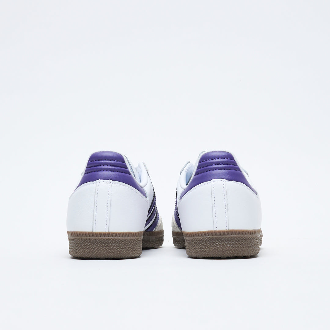 ADIDAS Skate - Samba ADV (Cloud White/Collegiate Purple/Gold Metallic)