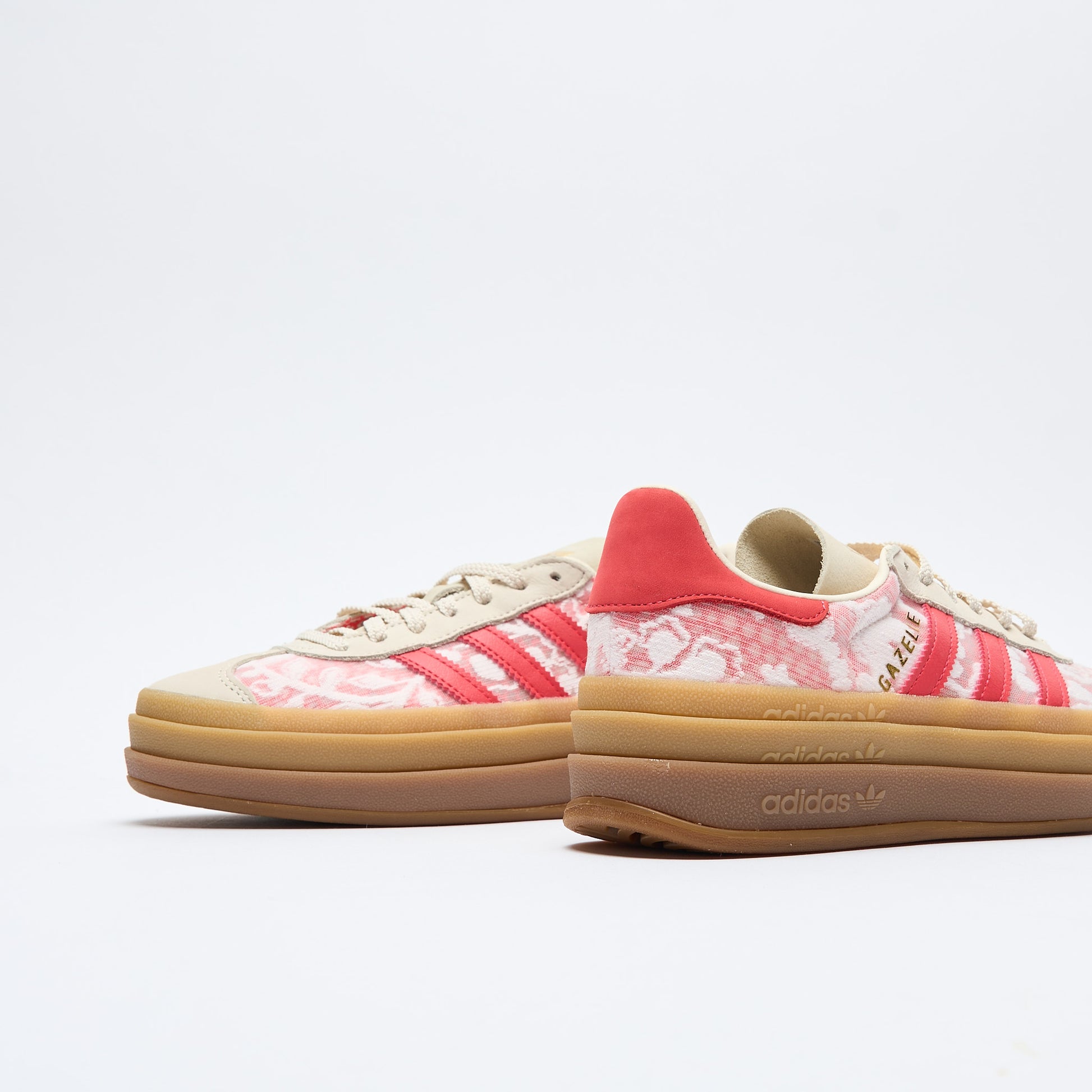 Liberty London x ADIDAS Originals - Gazelle Bold (White/Crew White/Beta Scarlett)
