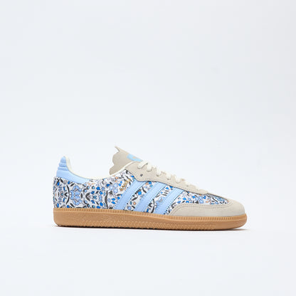 Liberty London x ADIDAS Originals - Samba OG J (Blue/Off White/Gum)