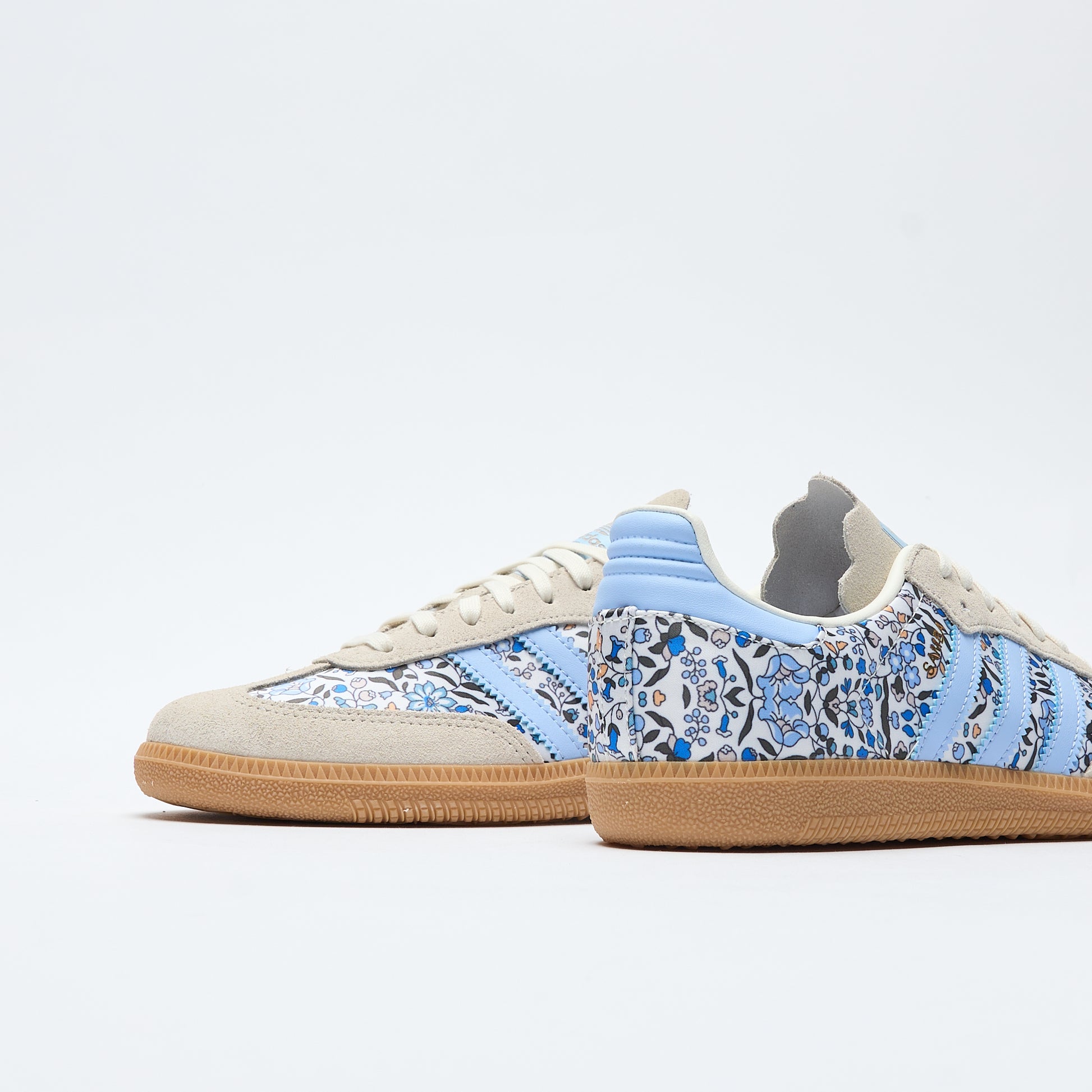 Liberty London x ADIDAS Originals - Samba OG J (Blue/Off White/Gum)