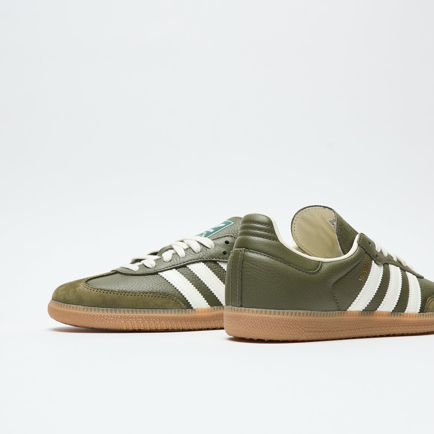 Adidas Originals - Samba OG (Medium Raw Khaki/Off White/Gum)