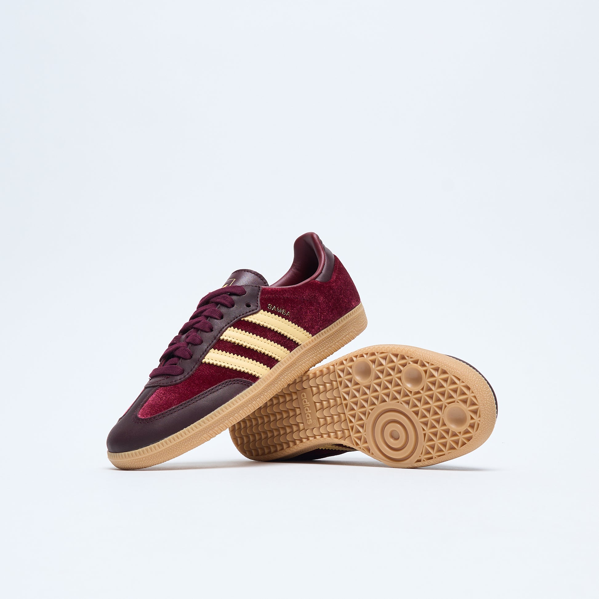 Adidas - Samba W OG Velvet (Red/Maroon)