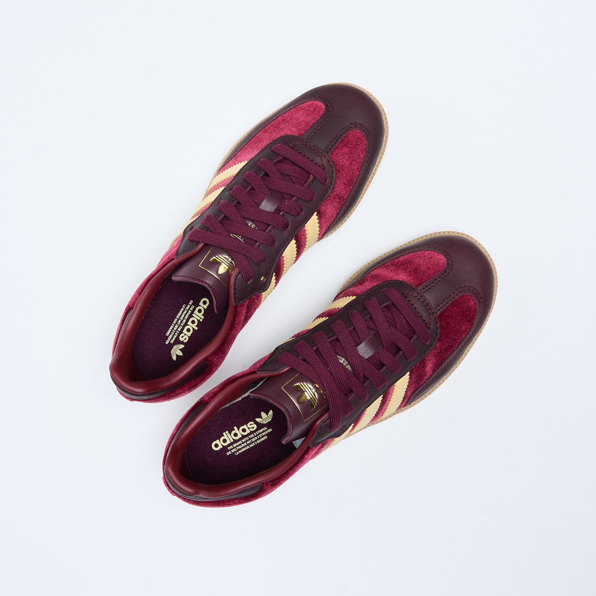 Adidas - Samba W OG Velvet (Red/Maroon)