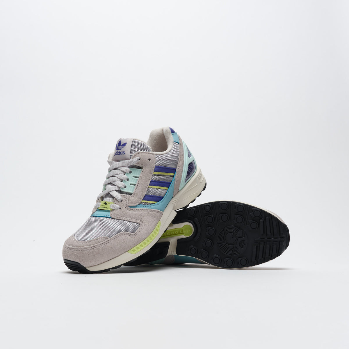 ADIDAS ORIGINALS - ZX 8000 Grey Two/Purple/Semi Frozen Lemon