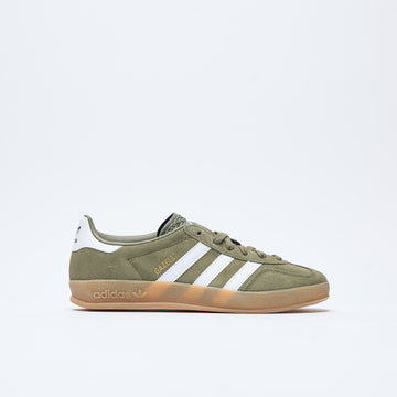 ADIDAS Originals - Gazelle Indoor (Olive Strata/Ftw White/Gold Metallic)