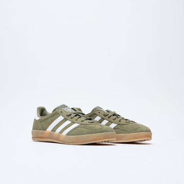ADIDAS Originals - Gazelle Indoor (Olive Strata/Ftw White/Gold Metallic)