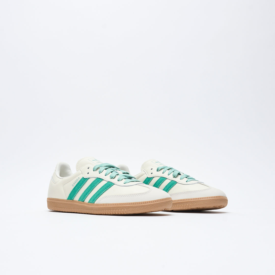 ADIDAS Originals - Samba OG W (Off White/Court Green/Haze Green)