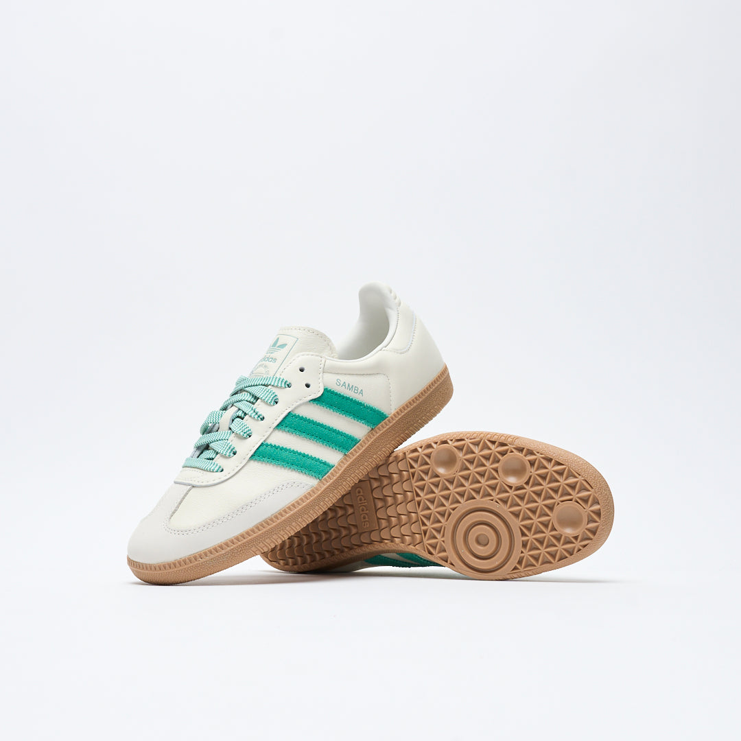 ADIDAS Originals - Samba OG W (Off White/Court Green/Haze Green)