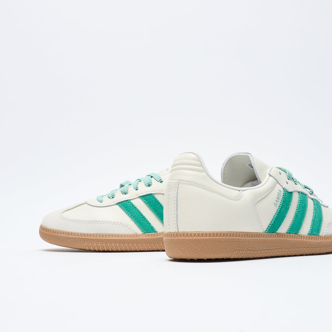 ADIDAS Originals - Samba OG W (Off White/Court Green/Haze Green)