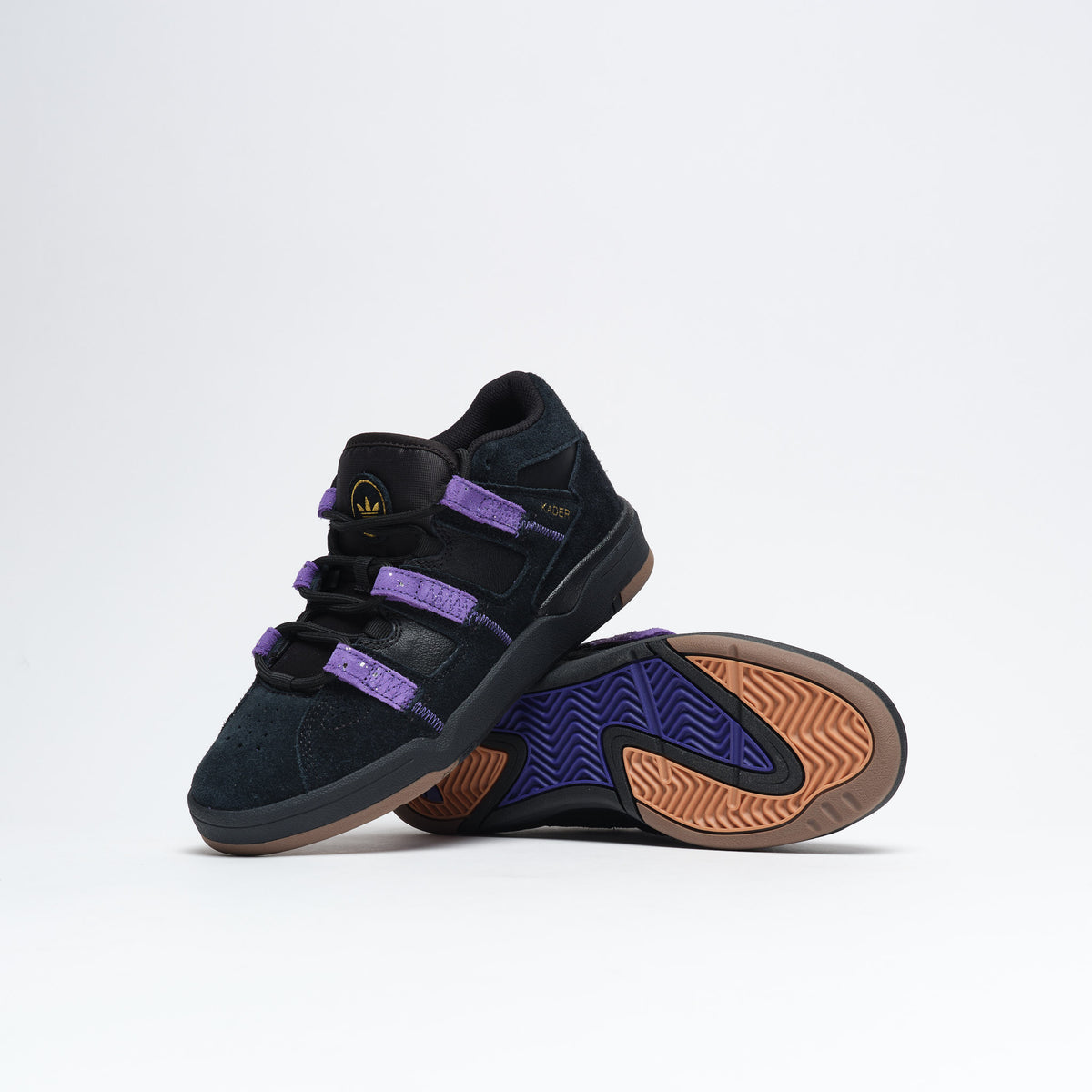 ADIDAS SKateboarding KADER (Core Black/Court Purple/Gold Metallic)