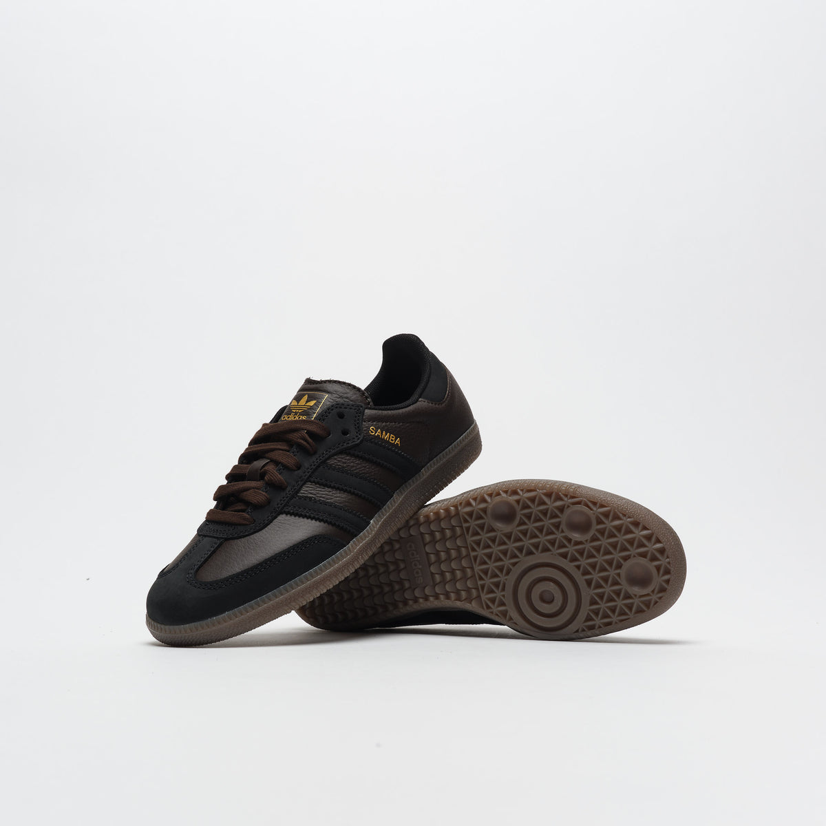 ADIDAS SKATEBOARDING - Samba ADV (Dark Brown/Core Black/Gum)