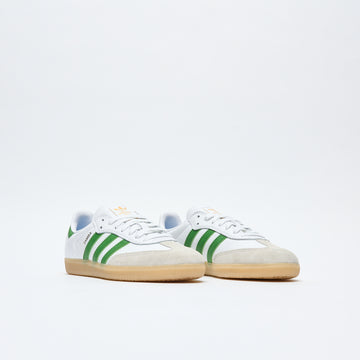 ADIDAS Skateboarding - Samba ADV (Cloud White/Crew Green/Gum)