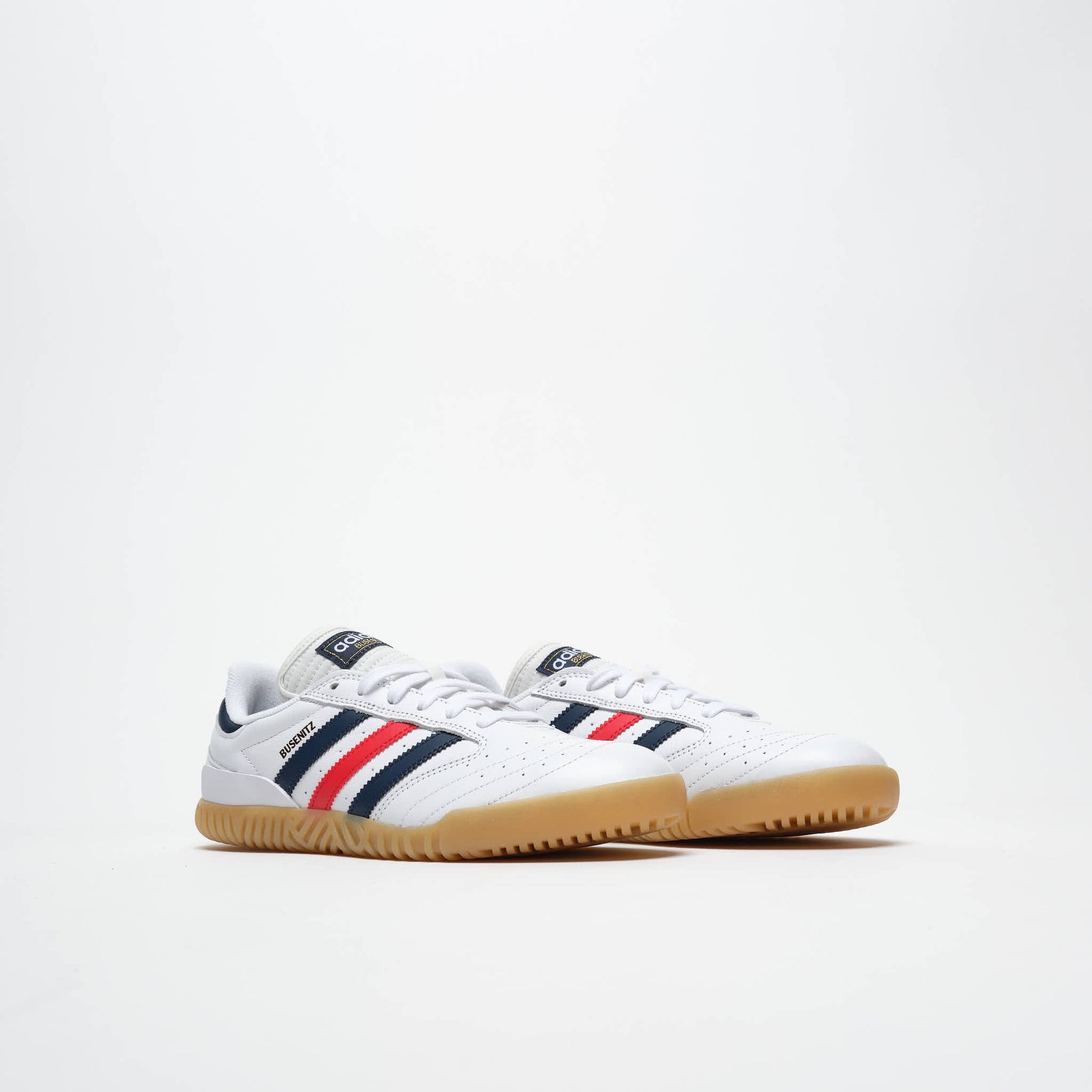 Adidas Skateboarding - Busenitz Indoor Super (White/Navy/Better Scarlet)