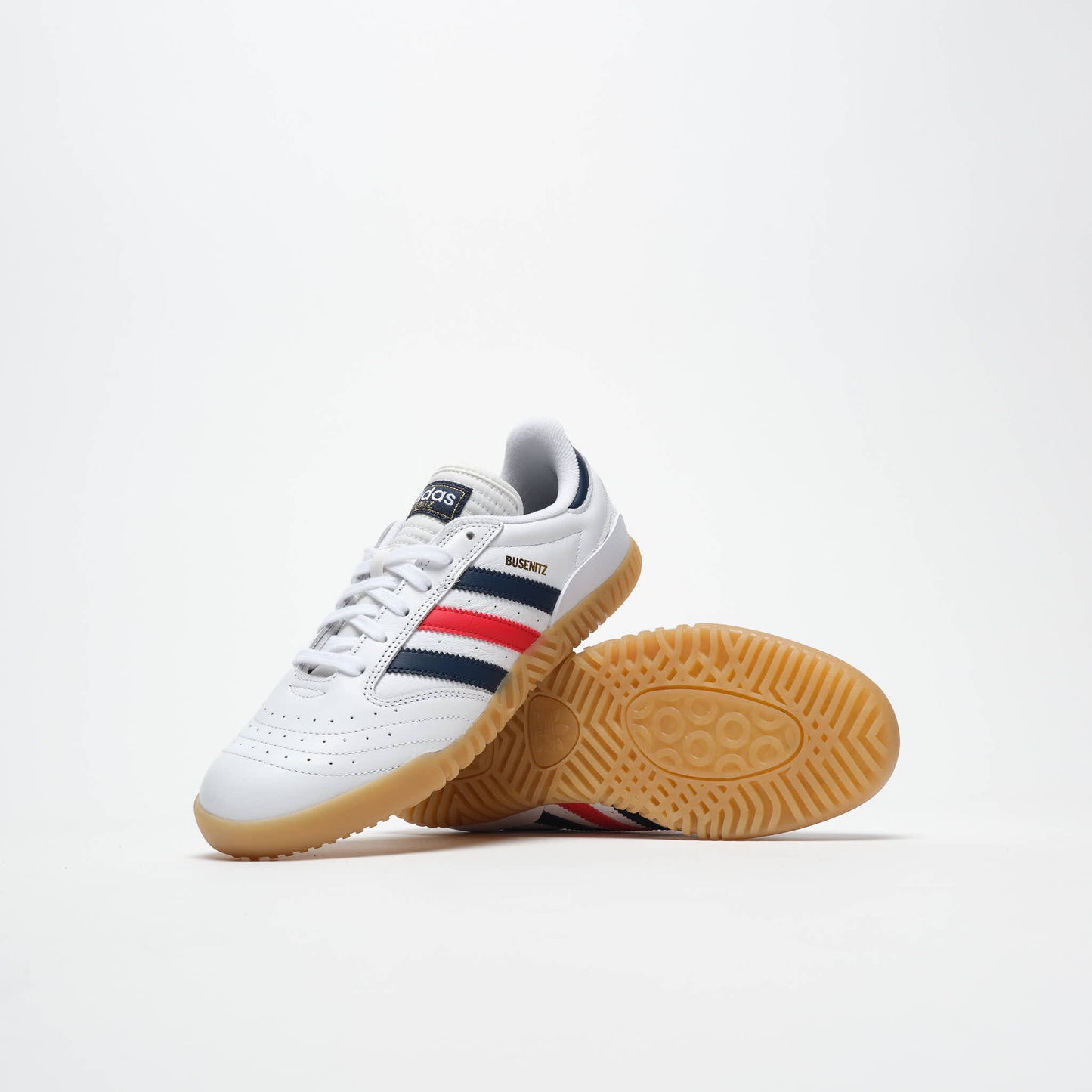 Adidas Skateboarding - Busenitz Indoor Super (White/Navy/Better Scarlet)