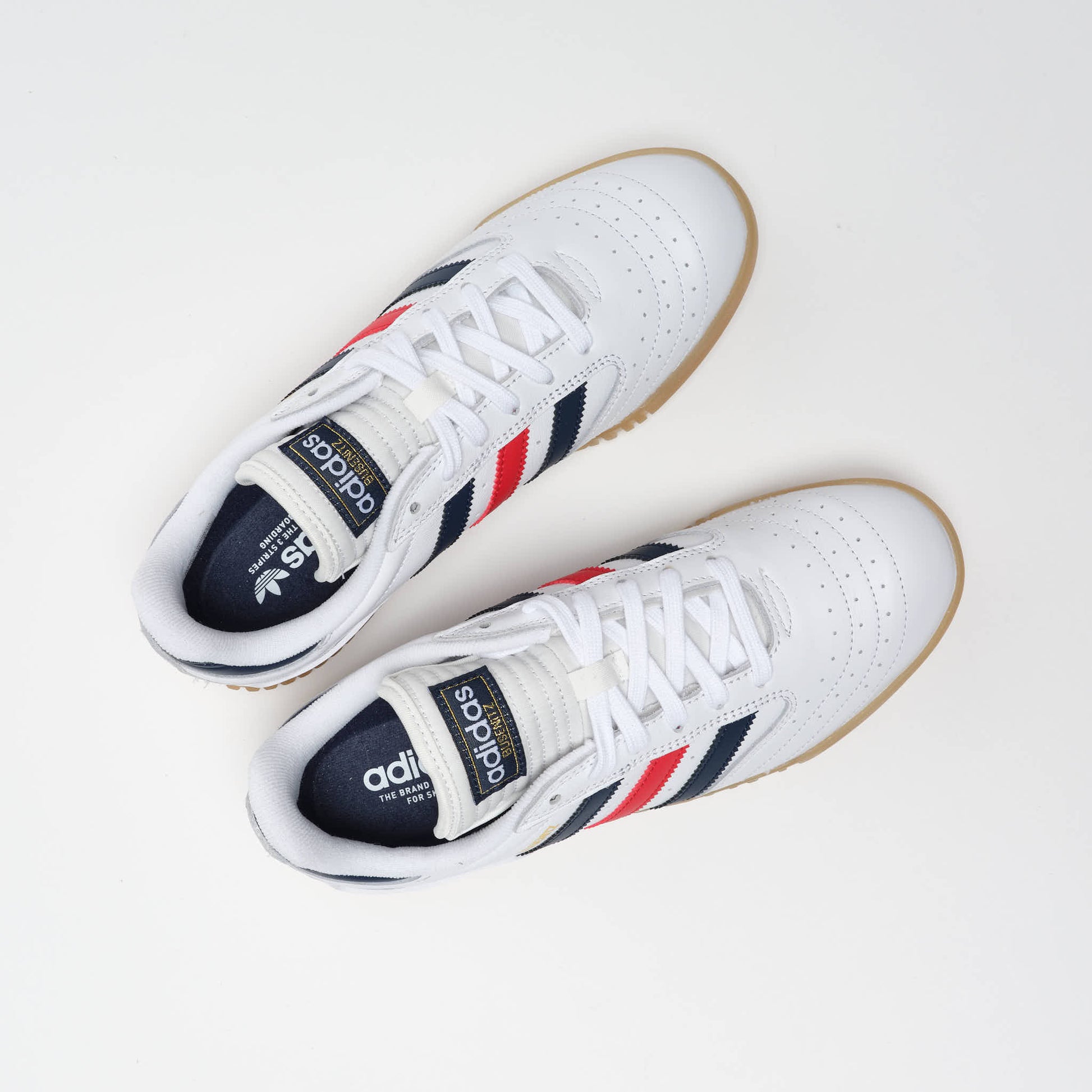 Adidas Skateboarding - Busenitz Indoor Super (White/Navy/Better Scarlet)