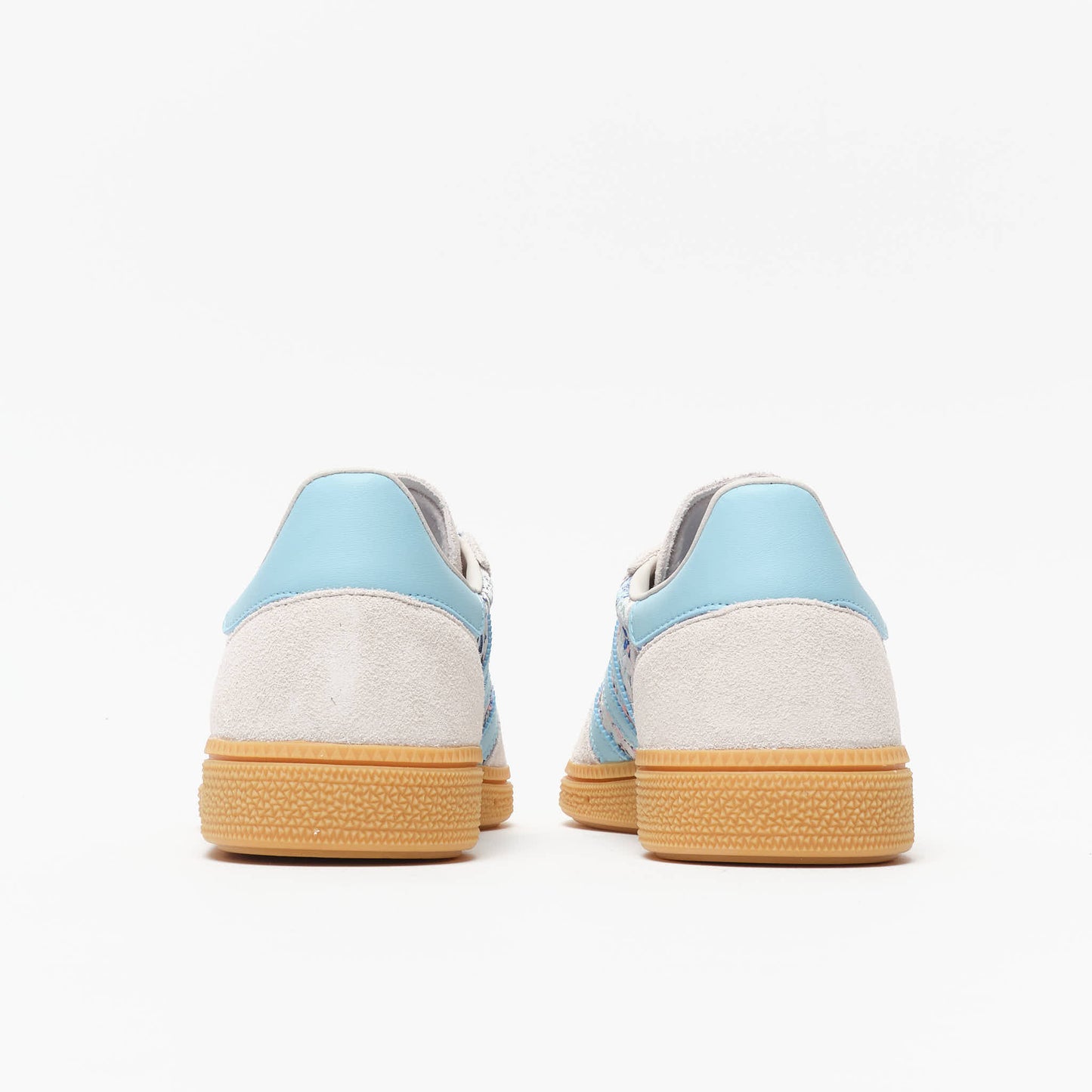 Liberty London x Adidas - Handball Spezial J (Off White/ Ice Blue/ Gum)