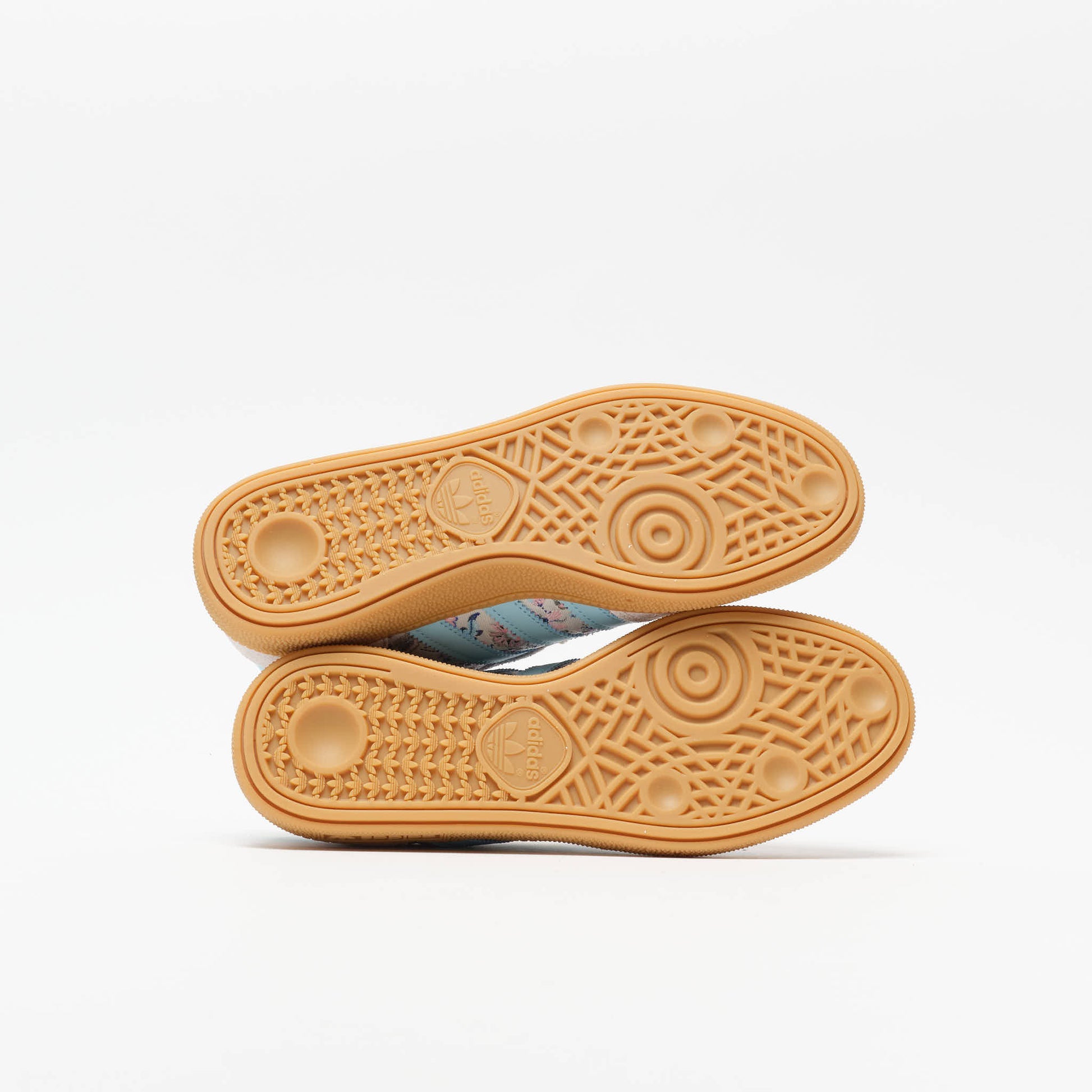 Liberty London x Adidas - Handball Spezial J (Off White/ Ice Blue/ Gum)