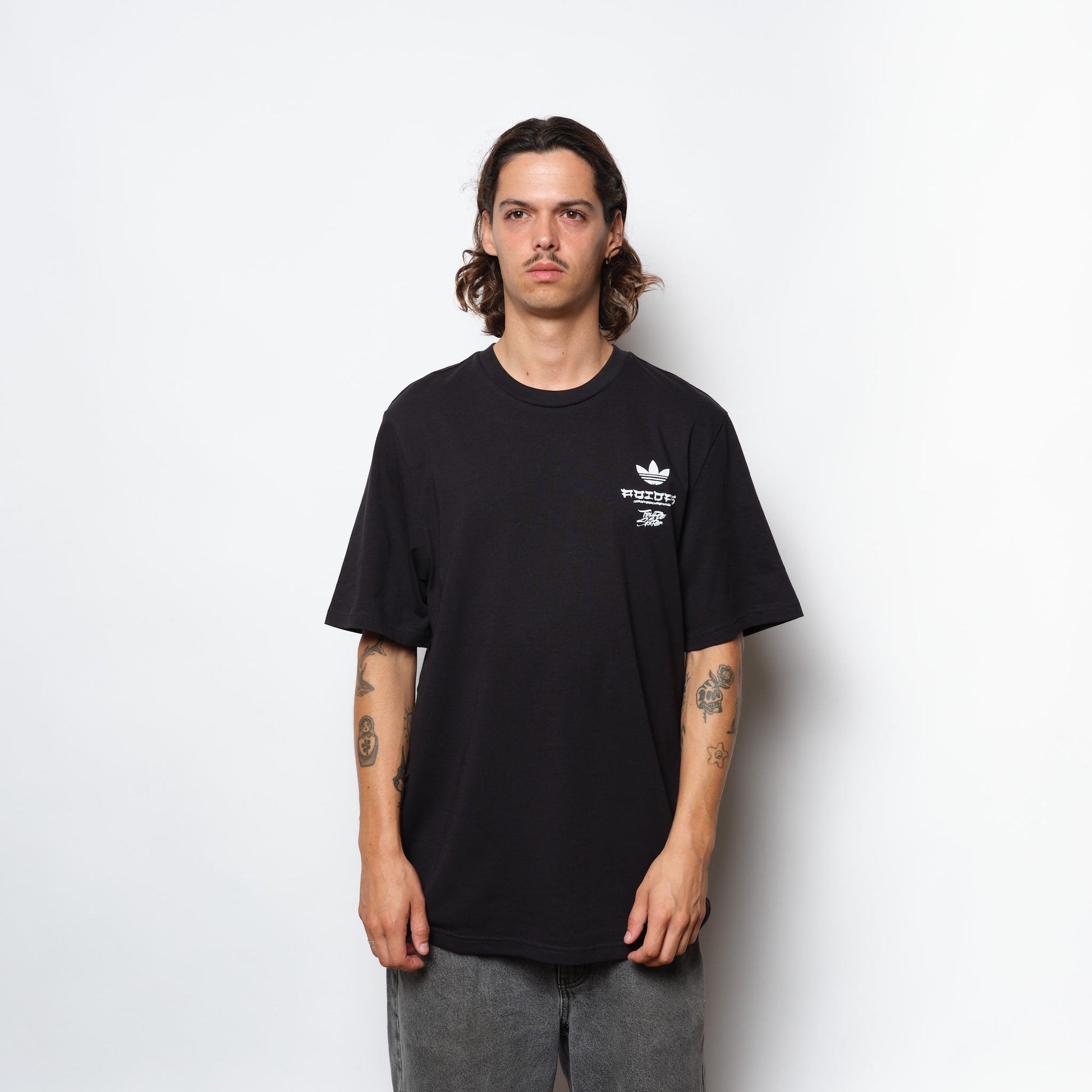 ADIDAS Skateboarding - TOS Temple of Skate Crane Tee (Black)