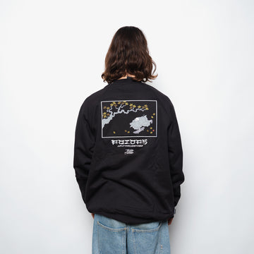 ADIDAS Skateboarding - Temple Of Skate Keep on Pushing Crewneck  Black