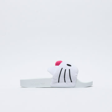 Adidas - Adilette Slides Hello Kitty (Footwear White/Core Black/ Pink Fusion)