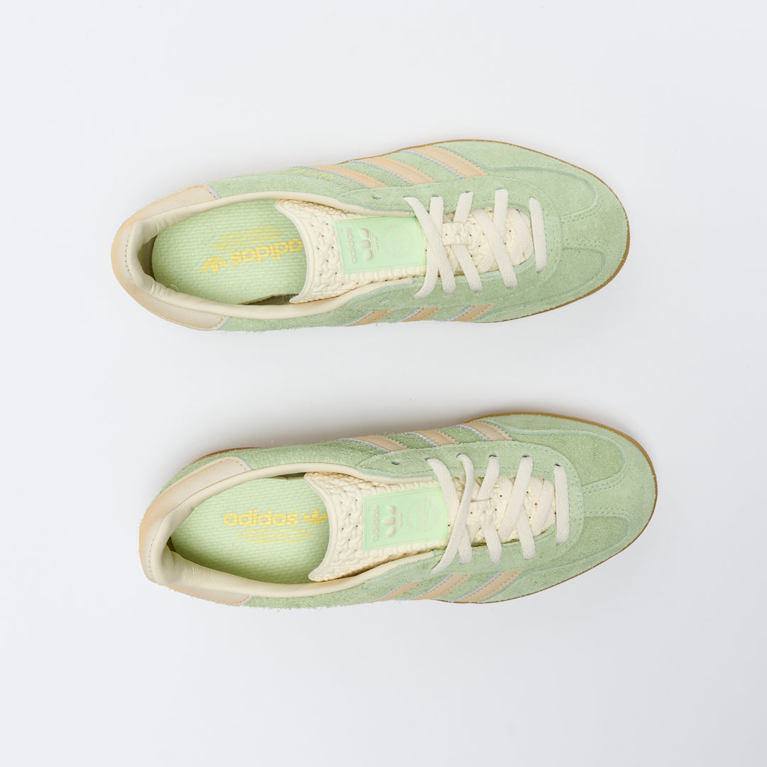 Adidas Originals - Gazelle Indoor (Semi Green Spark/Almost Yellow/Cream White)