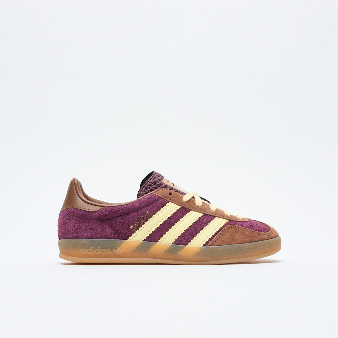 Adidas Originals - Gazelle Indoor (Maroon/Almost Yellow/Preloved Brown)
