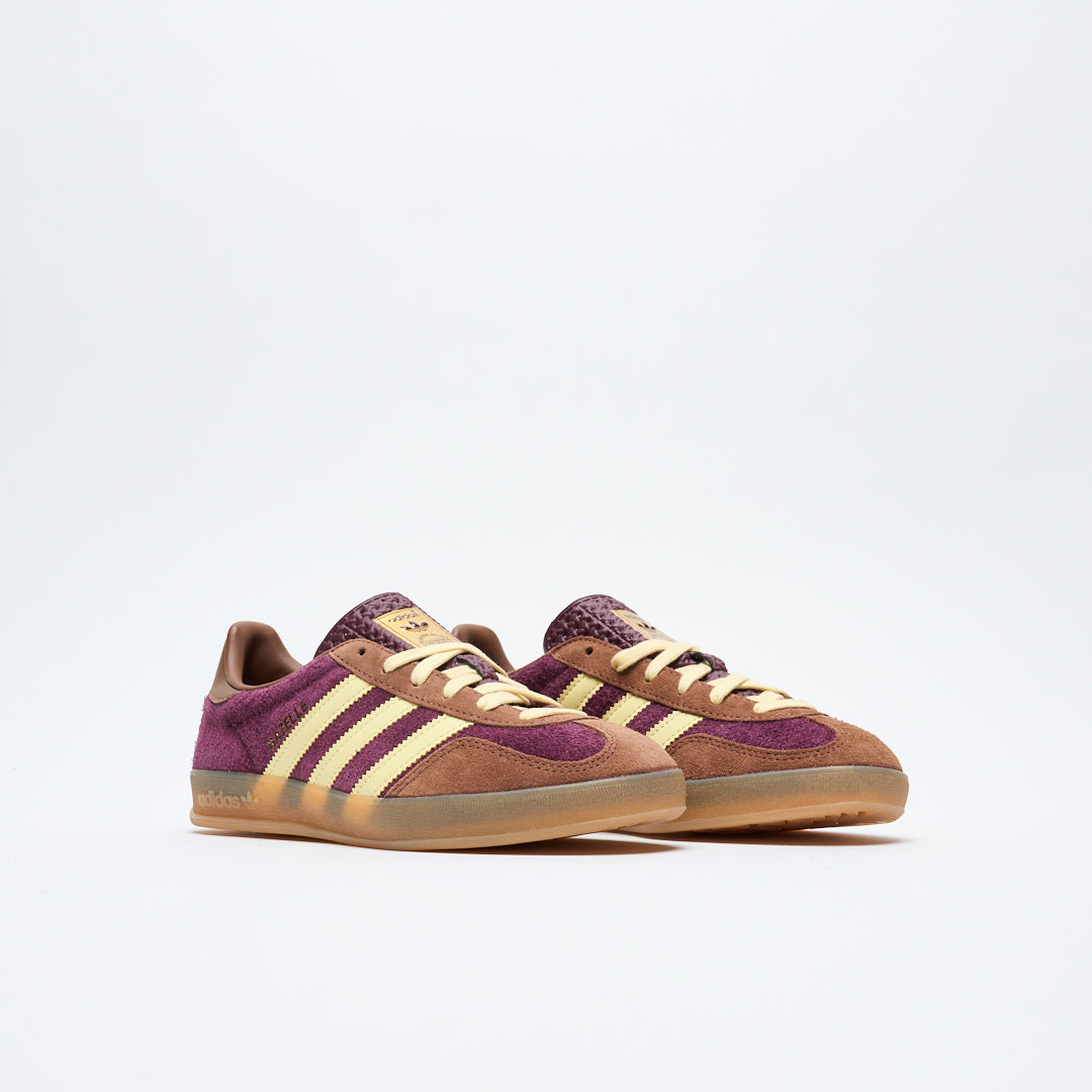 Adidas Originals - Gazelle Indoor (Maroon/Almost Yellow/Preloved Brown)