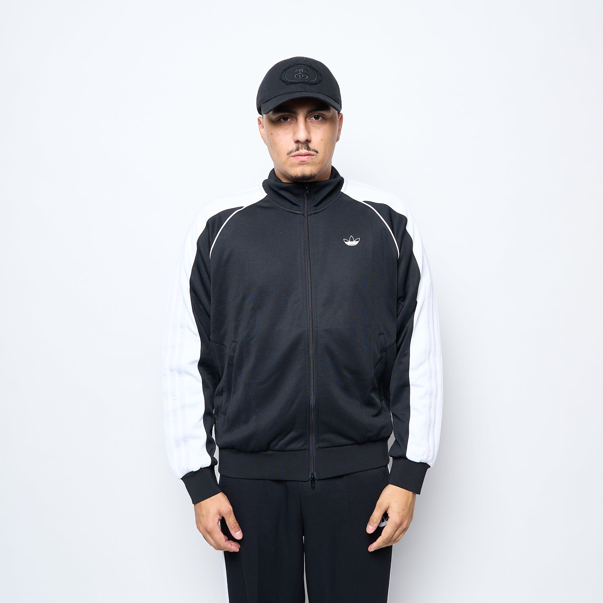 Adidas Skateboarding - Tyshawn Track Jacket (Black/White/Grey)