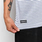 Adidas Skateboarding - Yarn Dye Tee (White/Dark Blue)