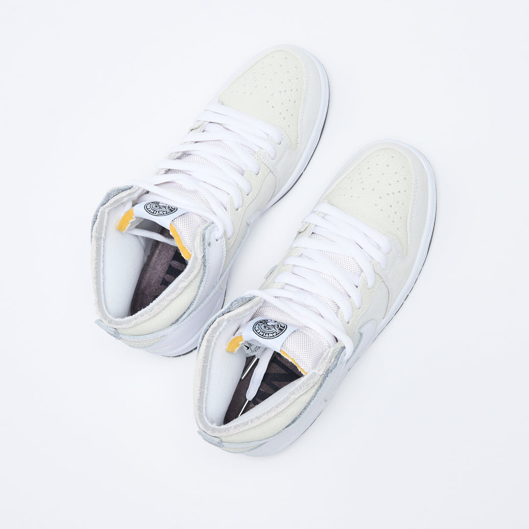 Anti-Hero Skateboards x Nike SB - Dunk High QS (White/White-Black)