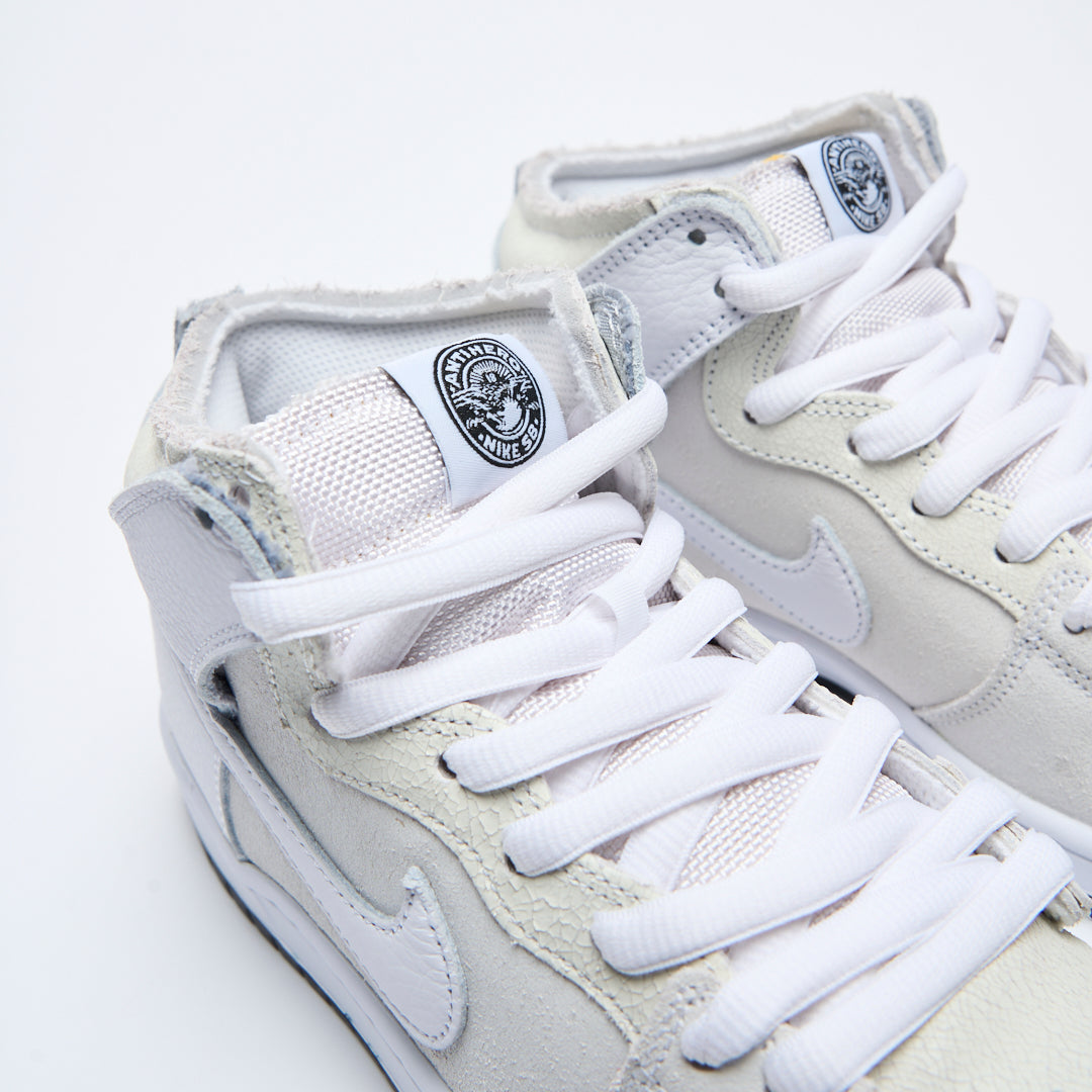 Anti-Hero Skateboards x Nike SB - Dunk High QS (White/White-Black)
