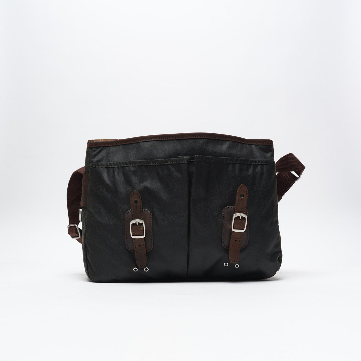 A.P.C x Barbour - Wax Tarras Bag (Dark Sage)
