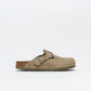 Sabots - Birkenstock Boston LEVE Narrow Fit Faded Khaki